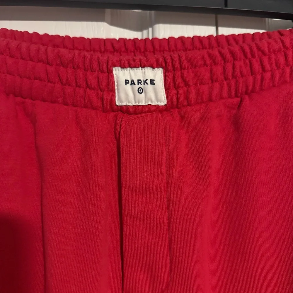 Parke x Target Plus-Size Red Wide-Leg Pull-On Pants